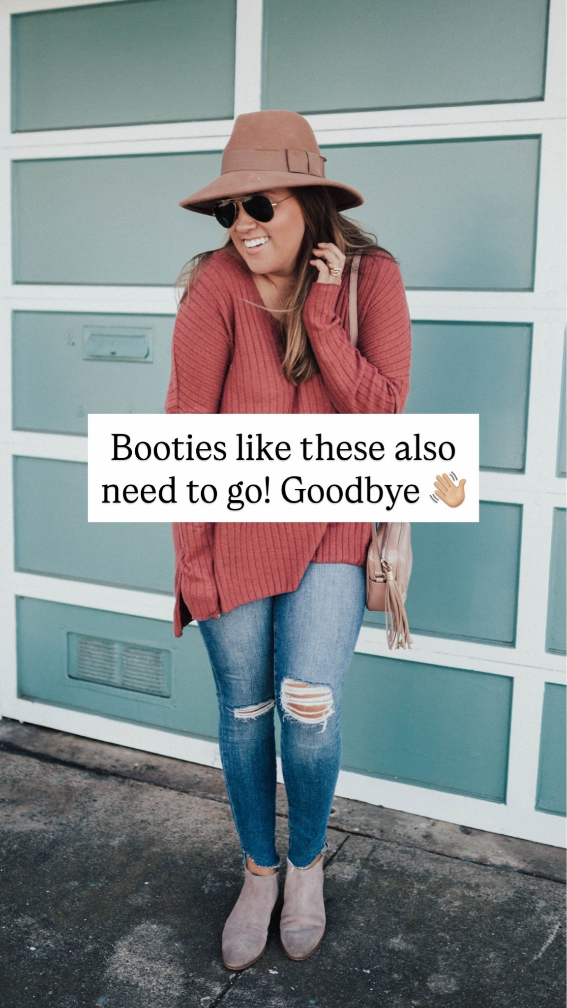 donate your outdated booties and get these instead