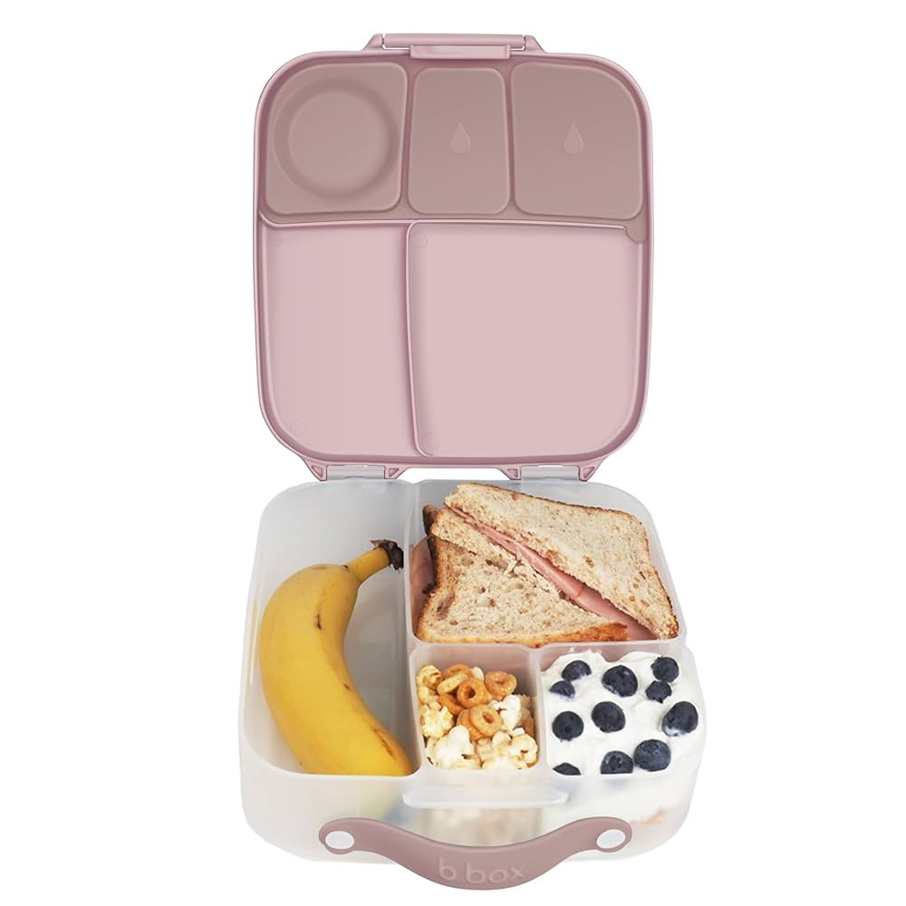 b.box Lunch Box for Kids: Bento Box w/ 4 Compartments (2 Leak Proof), Removable Divider & Gel Pac... | Amazon (US)