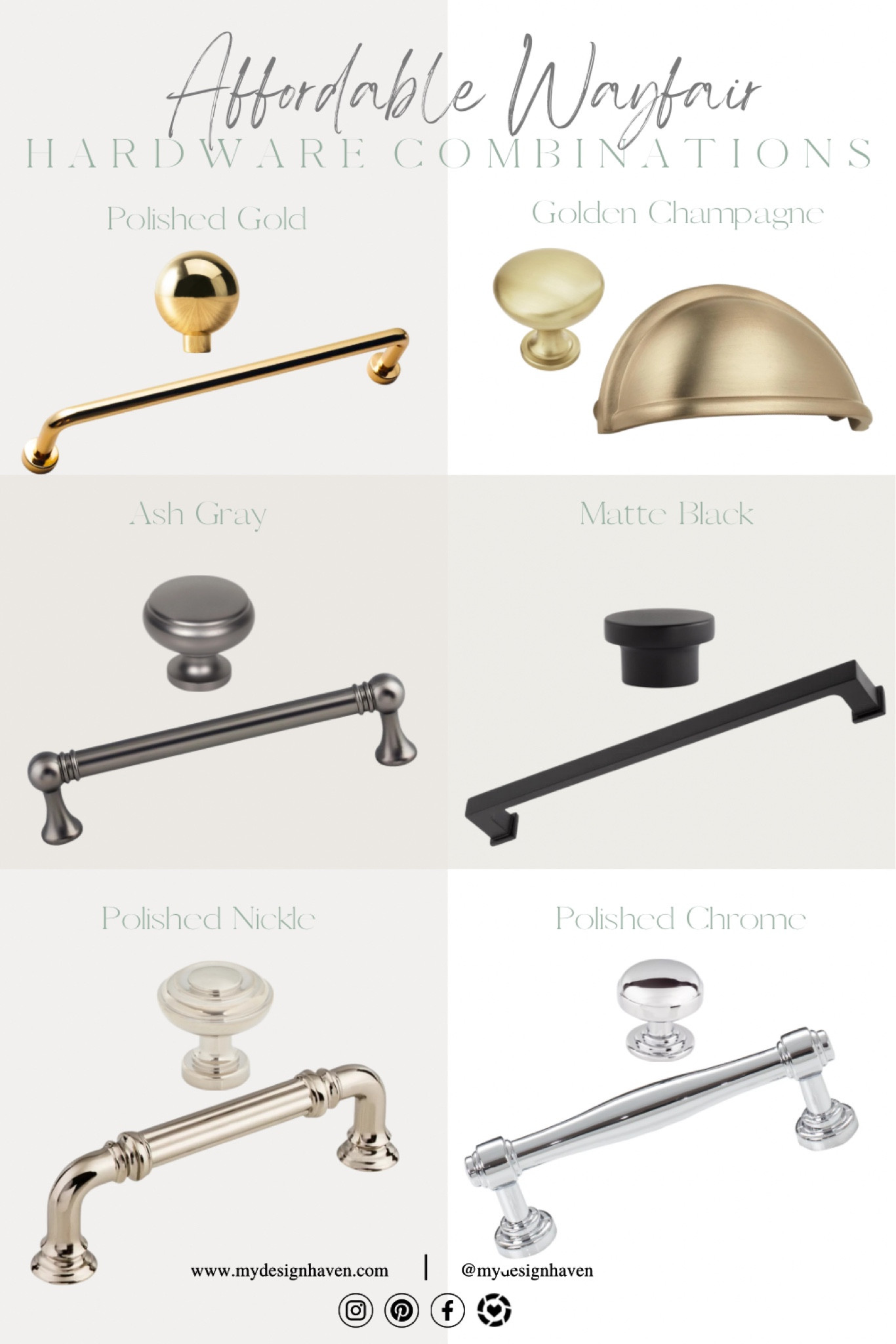 One common challenge many people face is selecting hardware for their kitchens and bathrooms. It’s important not to overthink this process. While your hardware doesn’t need to match your appliances, it should coordinate harmoniously with the overall design. With the wide range of styles, shapes, and metal finishes available, there’s something to suit every aesthetic. Here are a few high-quality hardware options at competitive prices—perfect for a full kitchen or bathroom renovation, or for making impactful yet budget-friendly updates to any space.

#LTKFindsUnder100 #LTKHome #LTKStyleTip