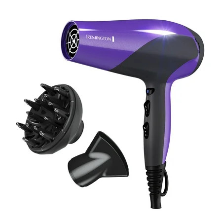 Remington Damage Protection Hair Dryer, Purple, D3190D | Walmart (US)