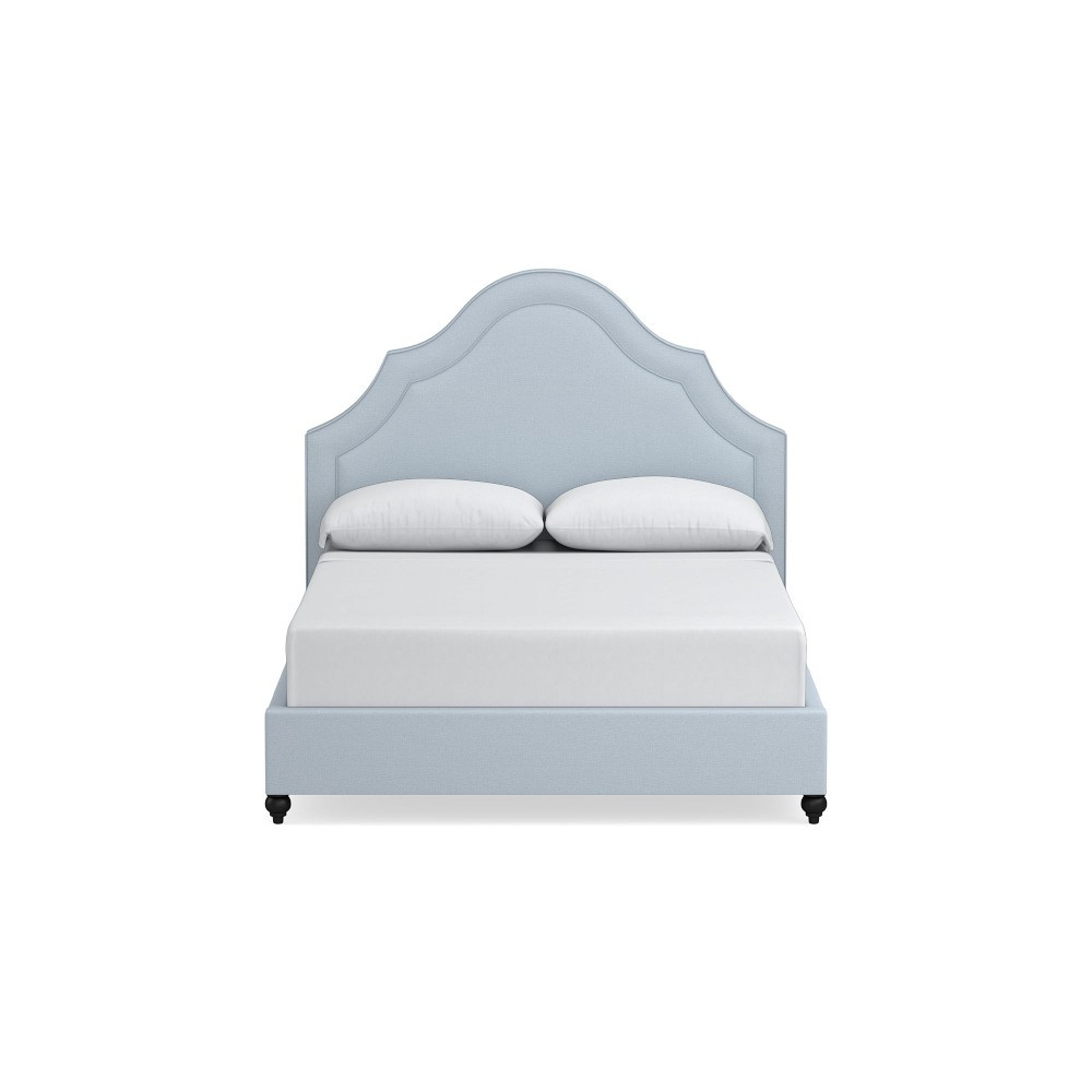 Portman Upholstered Bed &amp; Headboard with Welt | Williams-Sonoma