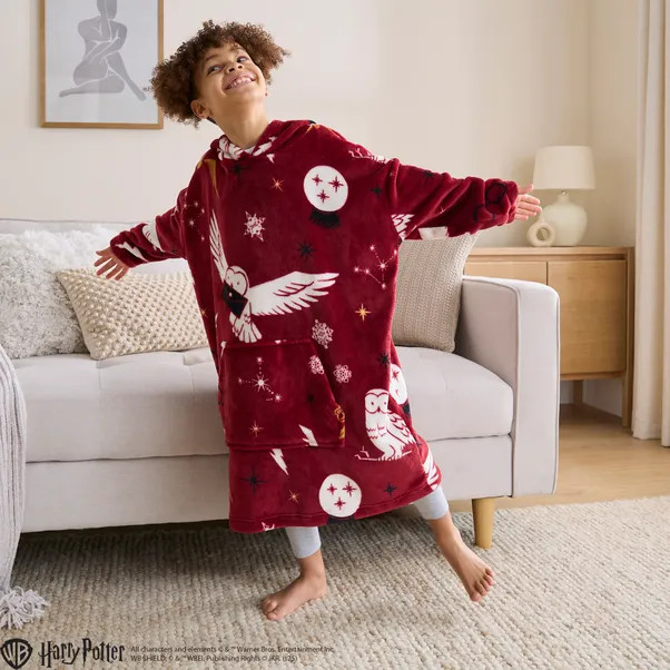 Harry Potter Kids Hedwig Oversized Hoodie | Dunelm
