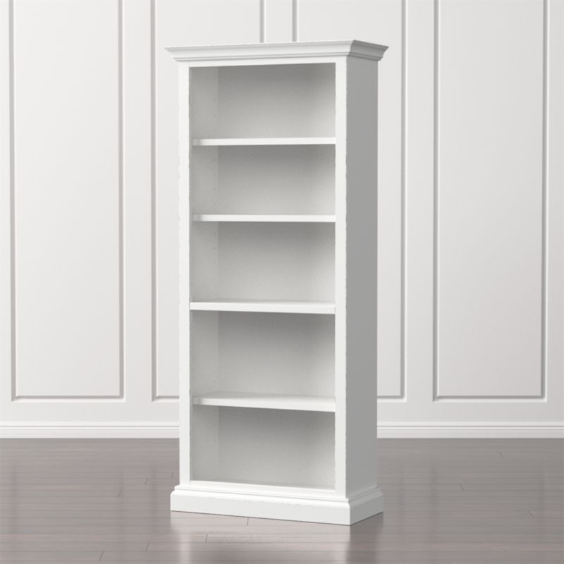 Cameo White Open Bookcase + Reviews | Crate & Barrel | Crate & Barrel