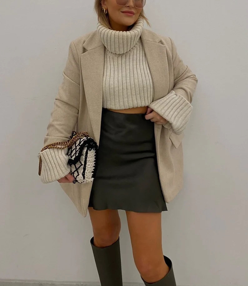 Silk slip skirt mini Cypress silk satin skirt Silk slip bias cut army green skirt Slip skirt Silk... | Etsy ROW