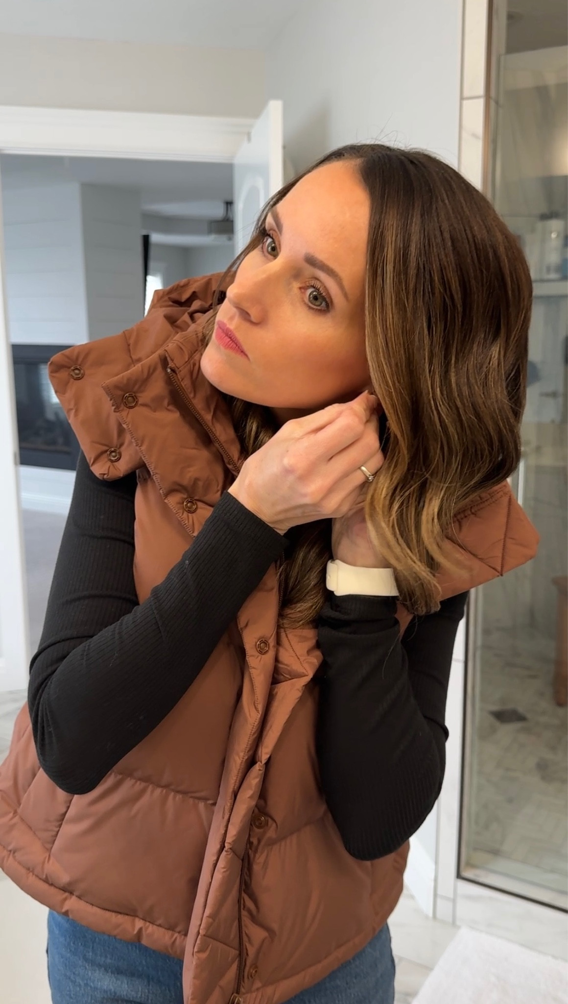 Loving this vest! The color, the weight and everything in between. I am normally a size 4 in Lululemon but it was pretty large so I sized down and ordered a 2. 

#LTKstyletip #LTKtravel #LTKsalealert