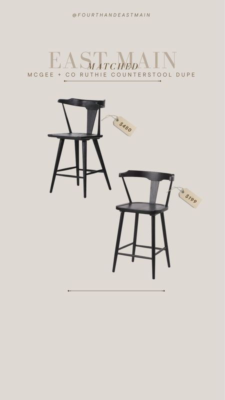 matched // mcgee + co ruthie counter stool dupe 

counterstool
black counterstool 

#LTKhome