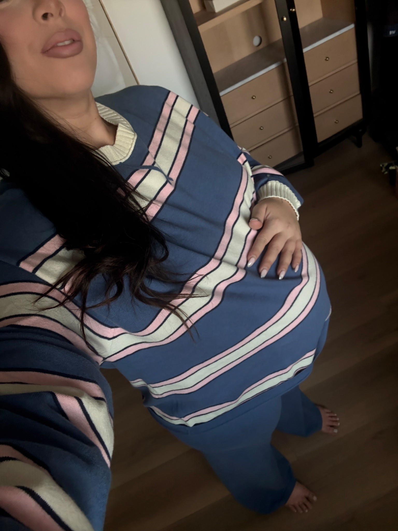 Size xl
Casual midsize outfit 

#LTKMidsize #LTKBump #LTKgrwm