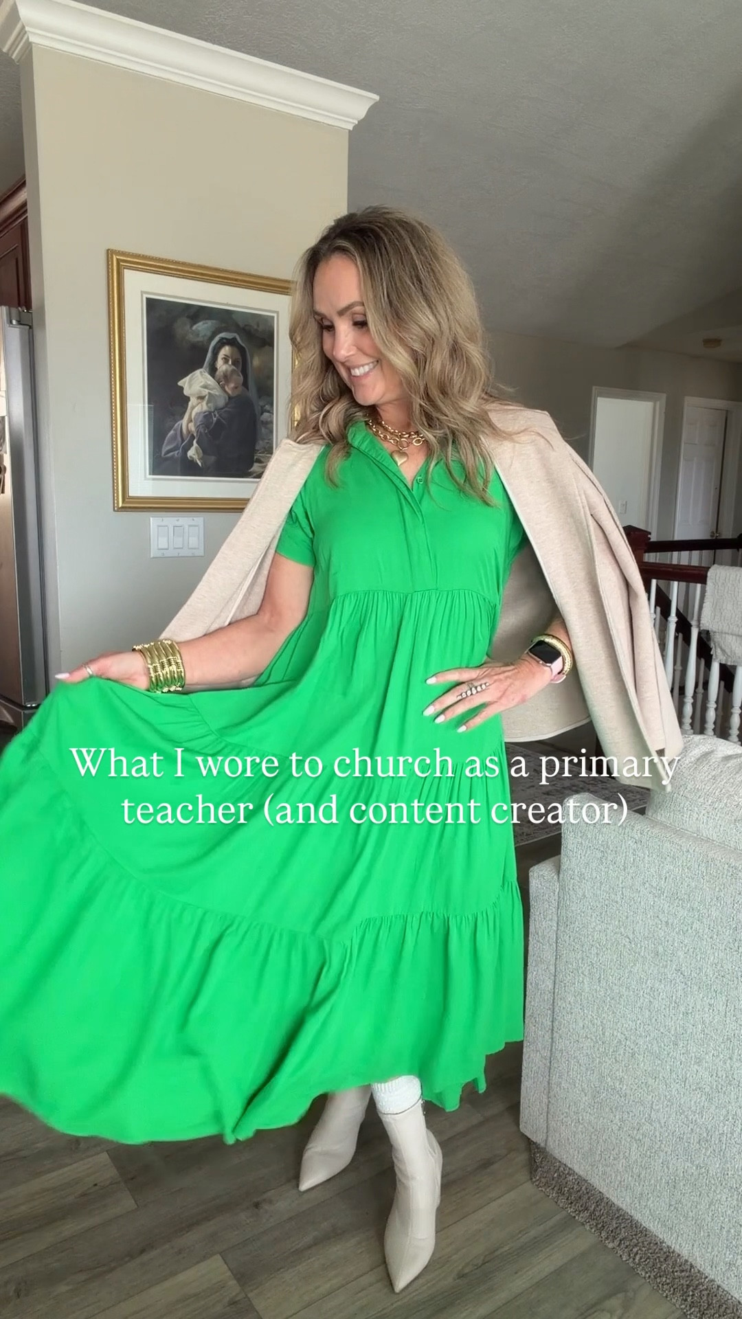 Sunday outfit as a primary teacher and content creator. This is what I actually wore to church.

#SundayStyle #SundayOutfit #WomenOver50

#LTKgrwm #LTKdayinmylife #LTKOver40