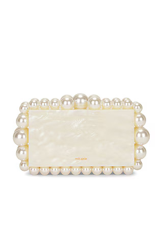 Cult Gaia Eos Box Clutch in Pearl from Revolve.com | Revolve Clothing (Global)
