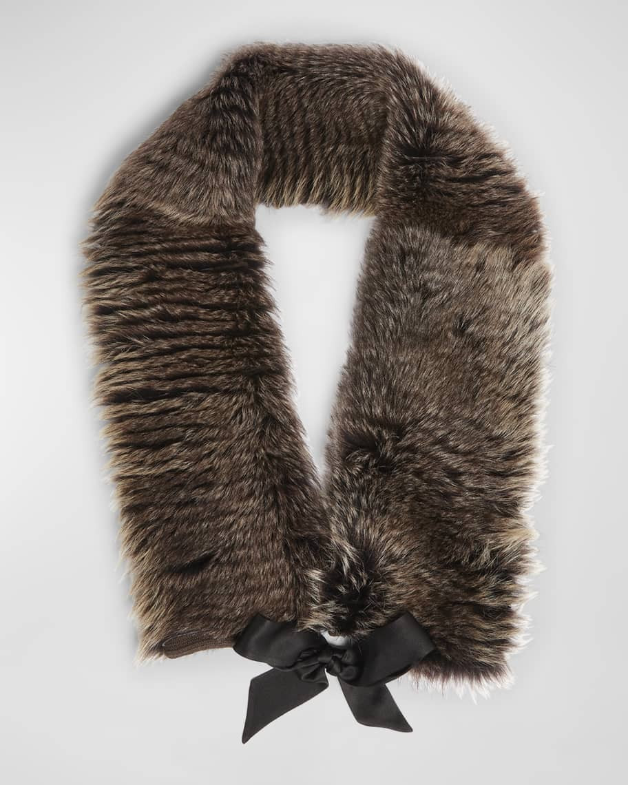 Lamb Fur & Cashmere Scarf | Neiman Marcus
