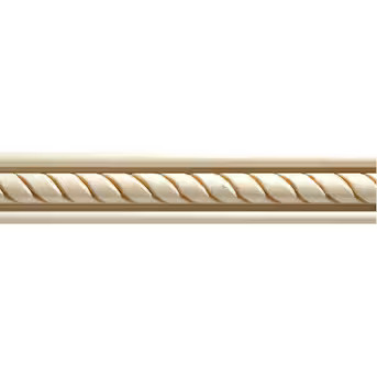 Ornamental Mouldings 1-3/8-in x 8-ft White hardwood Unfinished Wood 1831 Chair rail Moulding | Lowe's