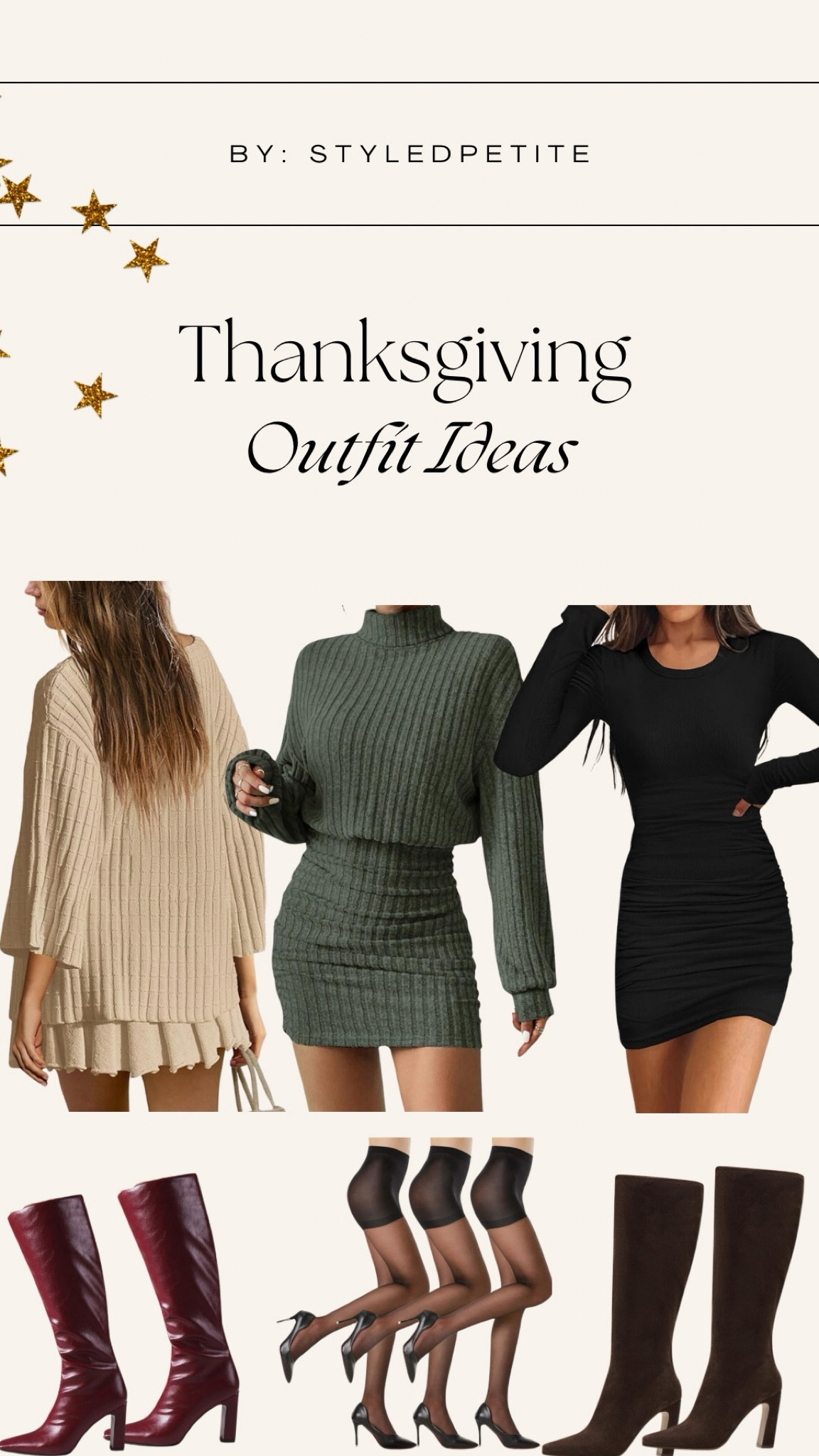 Thanksgiving Outfit Ideas and for any holiday outfit. I’m obsessed with these wide calf boots! 

#LTKHoliday #LTKSeasonal #LTKStyleTip