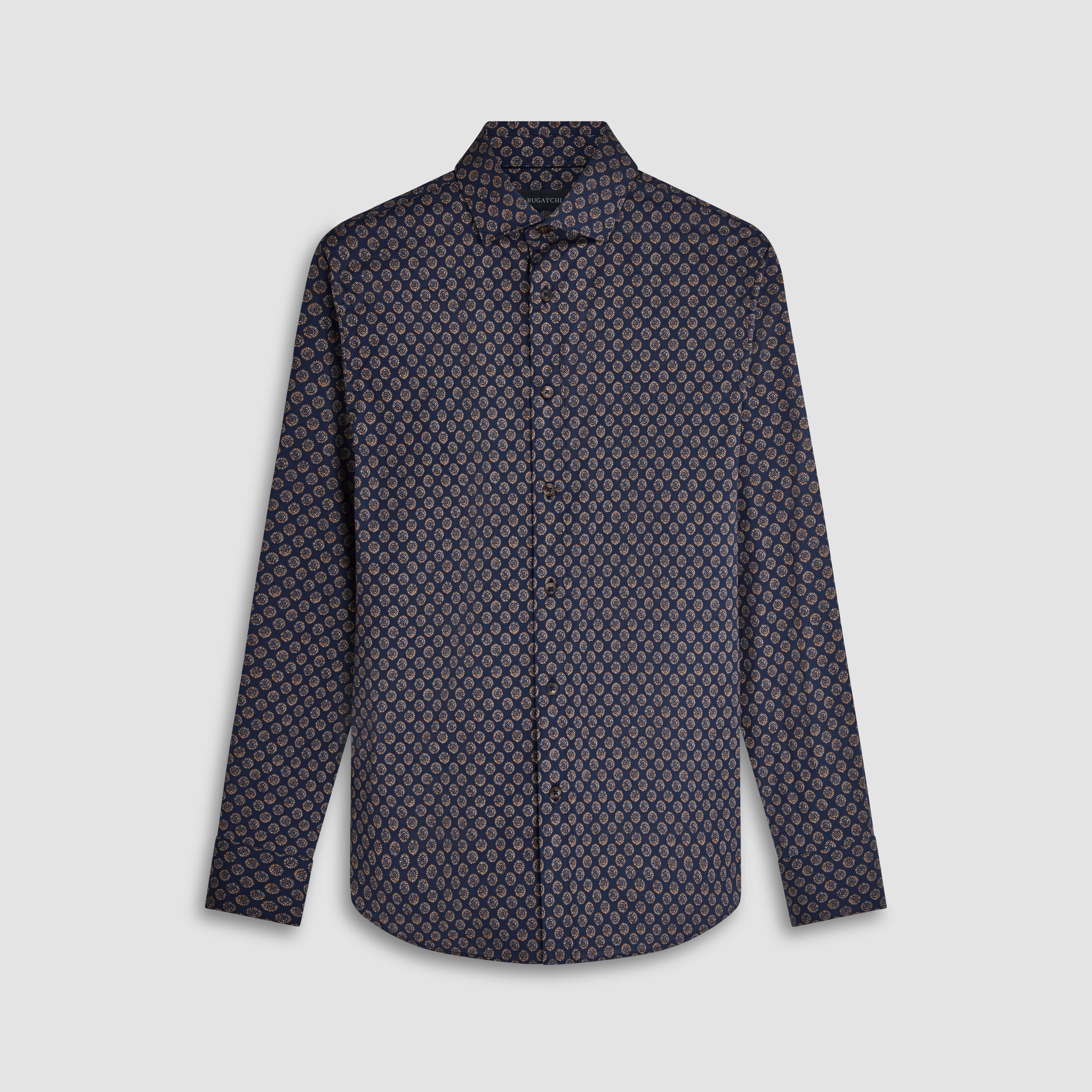 Axel Mandala Print Shirt | Bugatchi