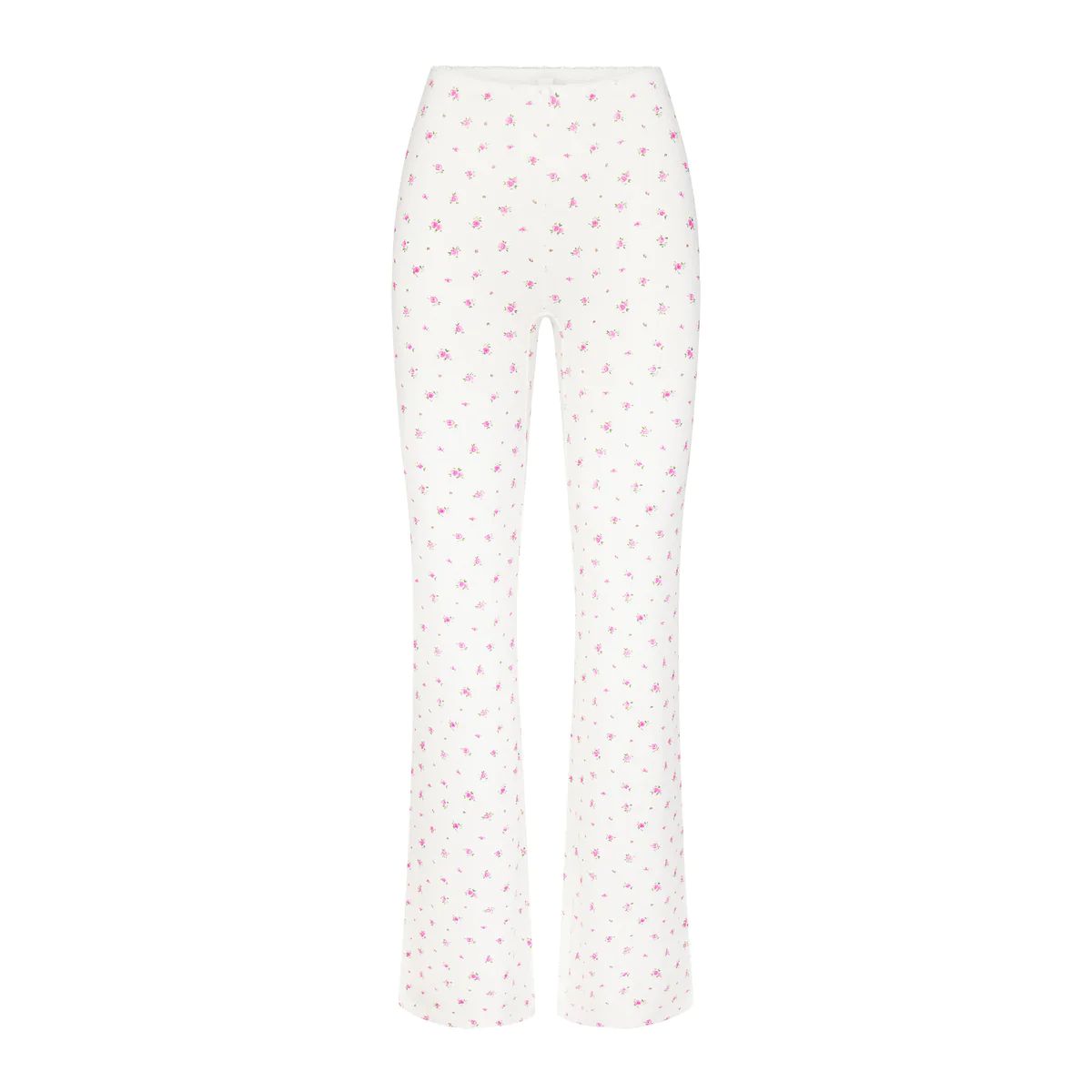 SOFT LOUNGE LACE PANT | NEON ORCHID ROSE PRINT | SKIMS (US)