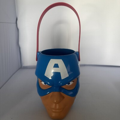 Marvel Captain America Avengers Halloween Trick Or Treat Candy Bucket Pail | eBay US