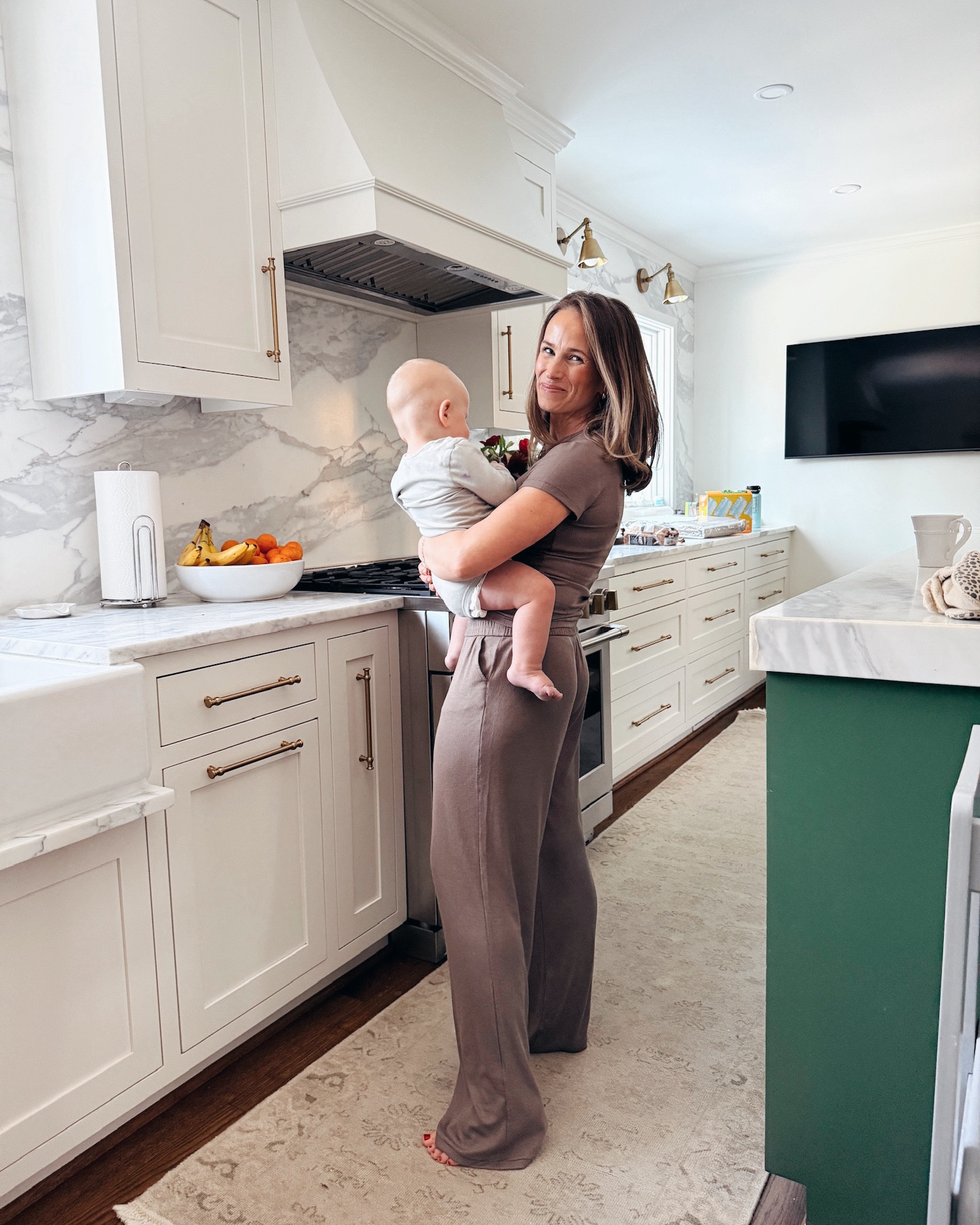 I was gifted a pair of Slinky Rib Wide Leg Pants and a matching tee + hoodie from Nuuds, and I’m newly obsessed with the set. The material and fit is effortlessly chic, has a minimalist aesthetic, and the feel of the fabric is so nice. I also appreciate the tight fit of the tee for such a flattering look (assuming you have the right bra!). The slinky ribbed material of the pants drapes beautifully.

This set is not heavy but also not too thin, so I recommend it as a great year-round set (whereas the SPANX set is definitely more suitable for colder weather). I wear a size XS in the pants and a small in the top and hoodie.

#LTKHome #LTKStyleTip #LTKTravel