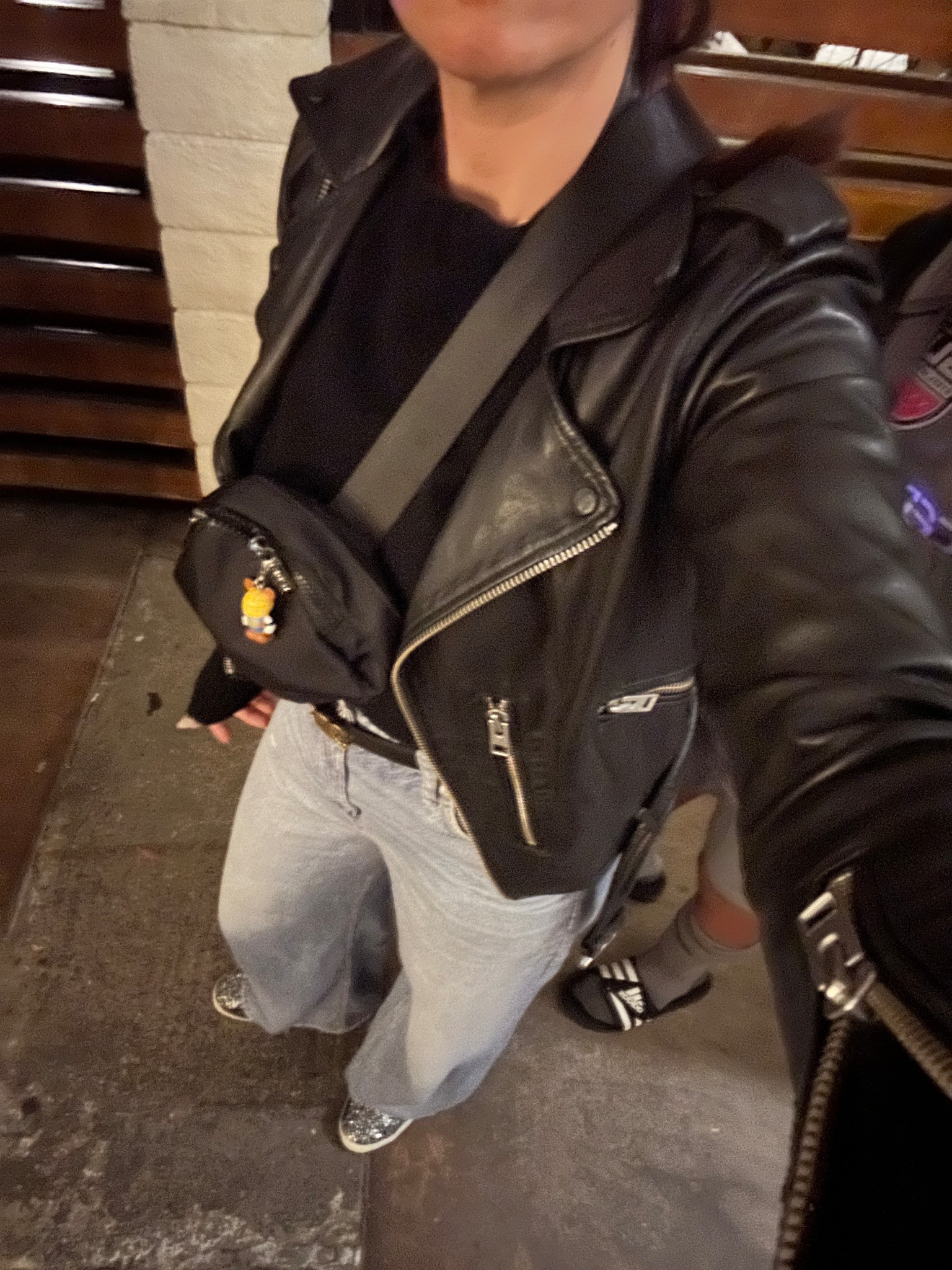 Wearing all my favorites for a casual dinner tonight. This AllSaints jacket is one I bought years ago and I still reach for it over and over. It just pulls everything together so effortlessly. Everything’s linked.#LTKStyleTip 

#LTKootd #LTKPetite