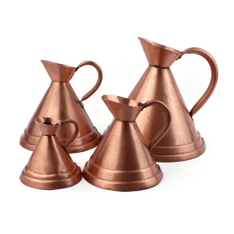 Antique Copper Ale Jugs Set, 4 Haystack Harvest Cider Measures, 20th Century Tavern Decor, Englis... | Etsy (US)