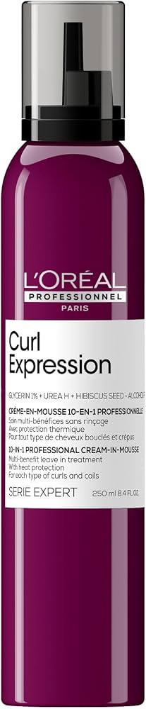 L'Or\u00e9al Professionnel Paris Curl Expression 10-in-1 Mousse - Multi-Benefits For Curly and Co... | Amazon (US)