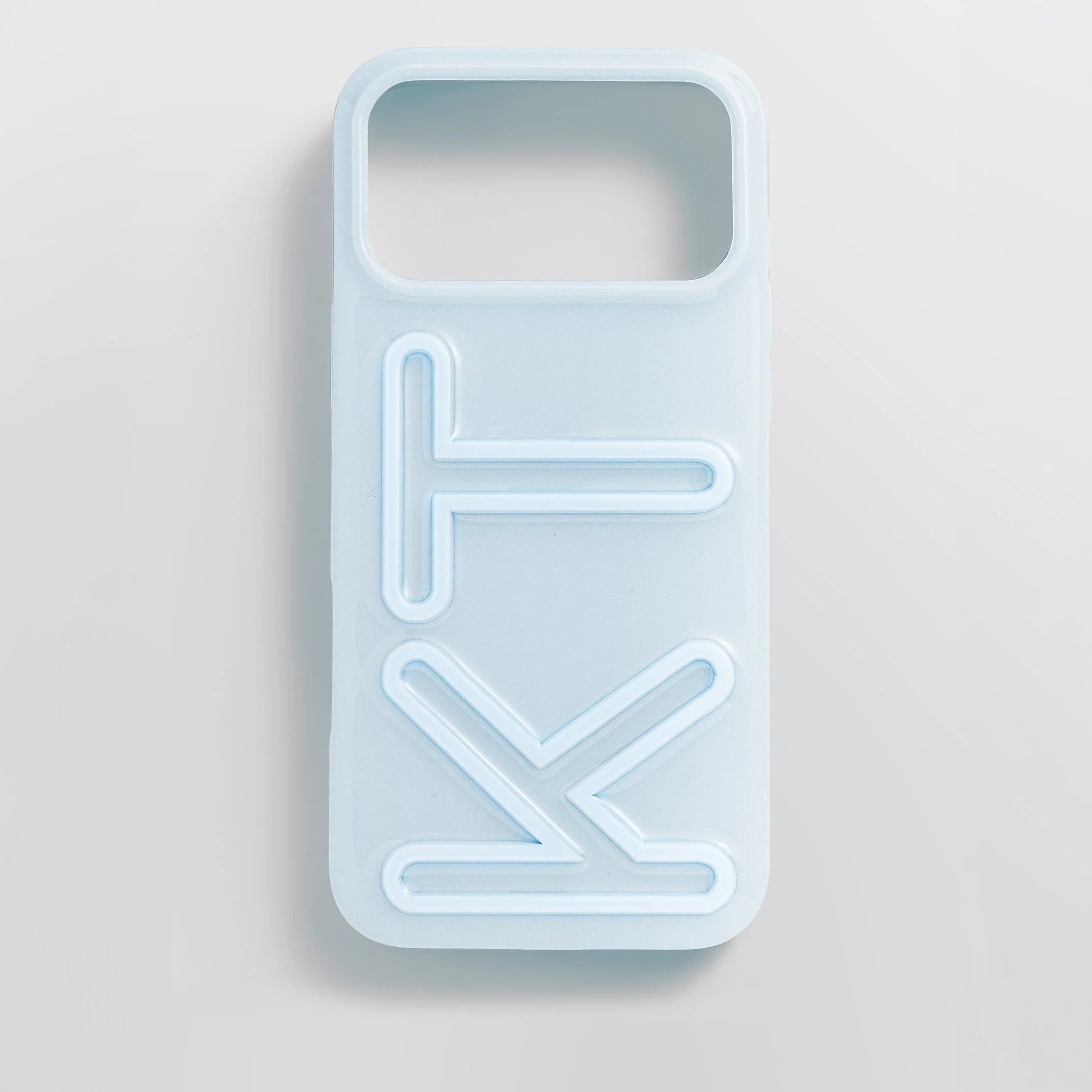Fine Line Custom iPhone Case - Baby Blue/Baby Blue - iPhone 17 Air / Light Blue | BaubleBar