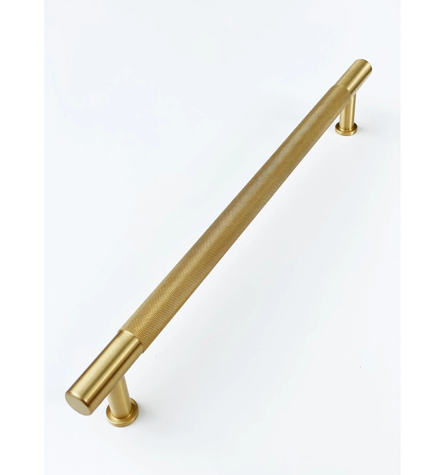 Forge Hardware Studio Knurled 12" Center to Center Cabinet Handle in Satin Brass & Reviews | Wayf... | Wayfair North America