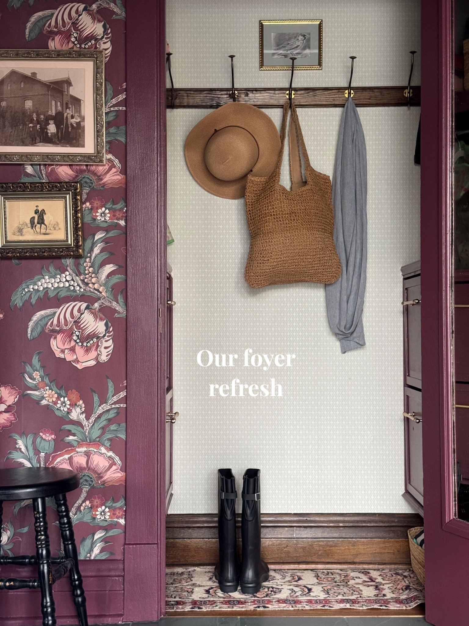 A few of the details from our recent foyer refresh 🤎

#LTKHome