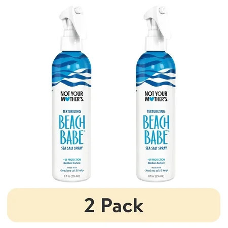 (2 pack) Not Your Mother s Beach Babe Texturizing Sea Salt Spray with UV Protection Tropical Vanilla Coconut 8 fl oz | Walmart (US)