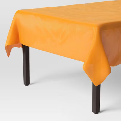 52"x108 Orange Disposable Halloween Tablecloth - Hyde and EEK! Boutique™ | Target