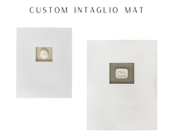 CUSTOM: Design your own Intaglio Mat - Holiday Gift - Wedding Gift - Interior Design - Home Decor... | Etsy (US)