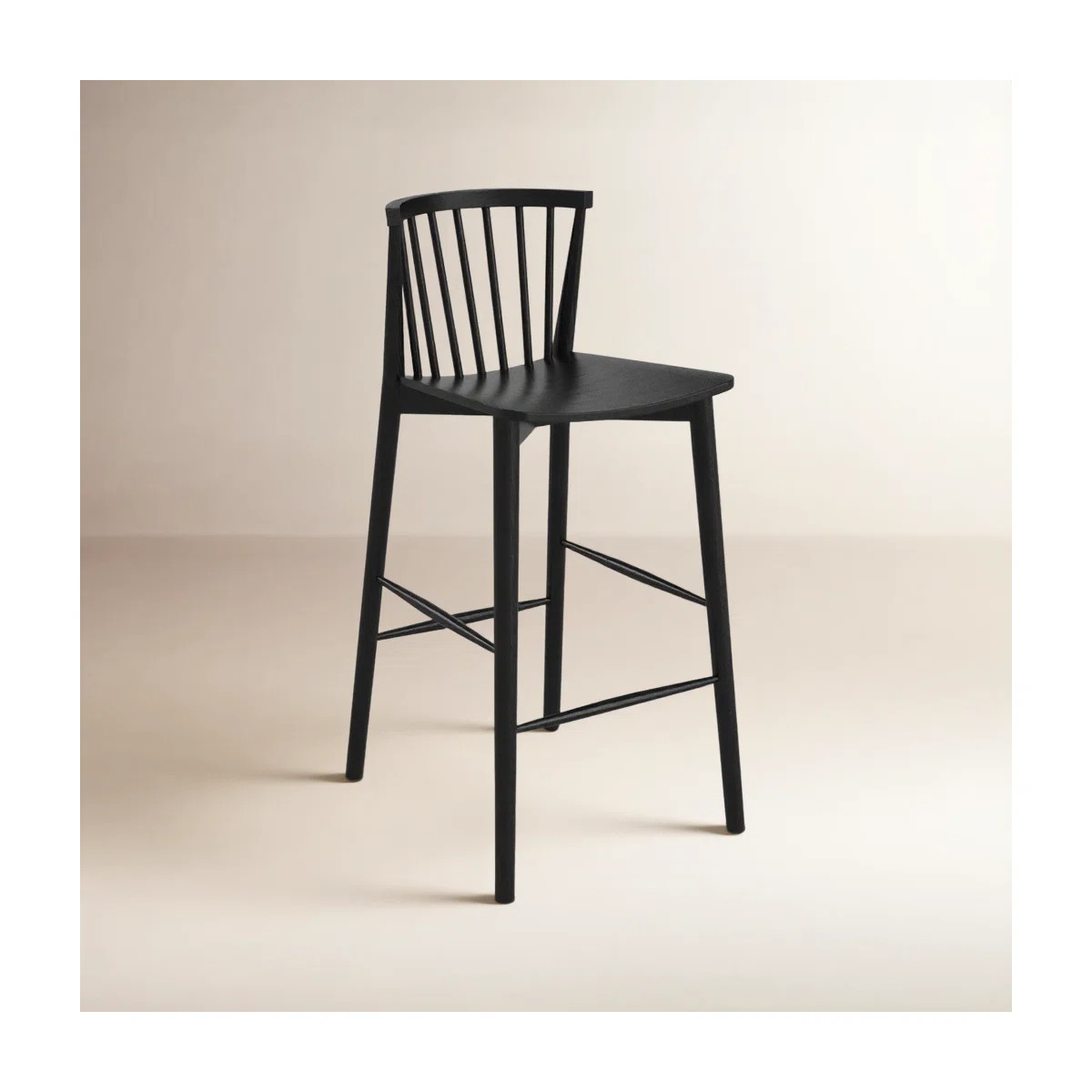 Tybee 25'' Solid Wood Counter Stool | Wayfair North America