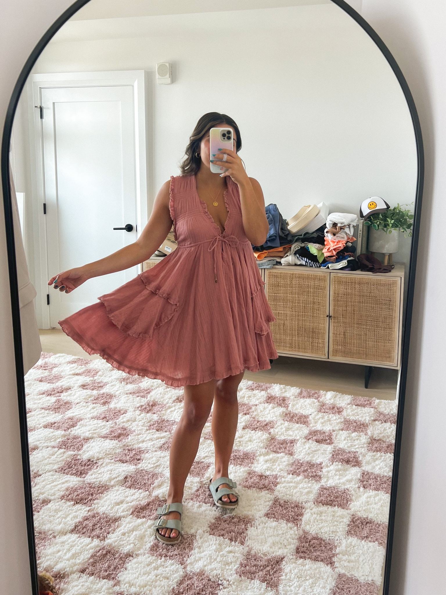 Love this free people mini dress! Fits so good and is so comfy. Go true to size, wearing an M. Under $100

#LTKFind #LTKSeasonal #LTKunder100