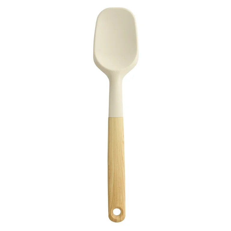Mainstays Silicone and Faux Bamboo Spoonula, Light Gray | Walmart (US)