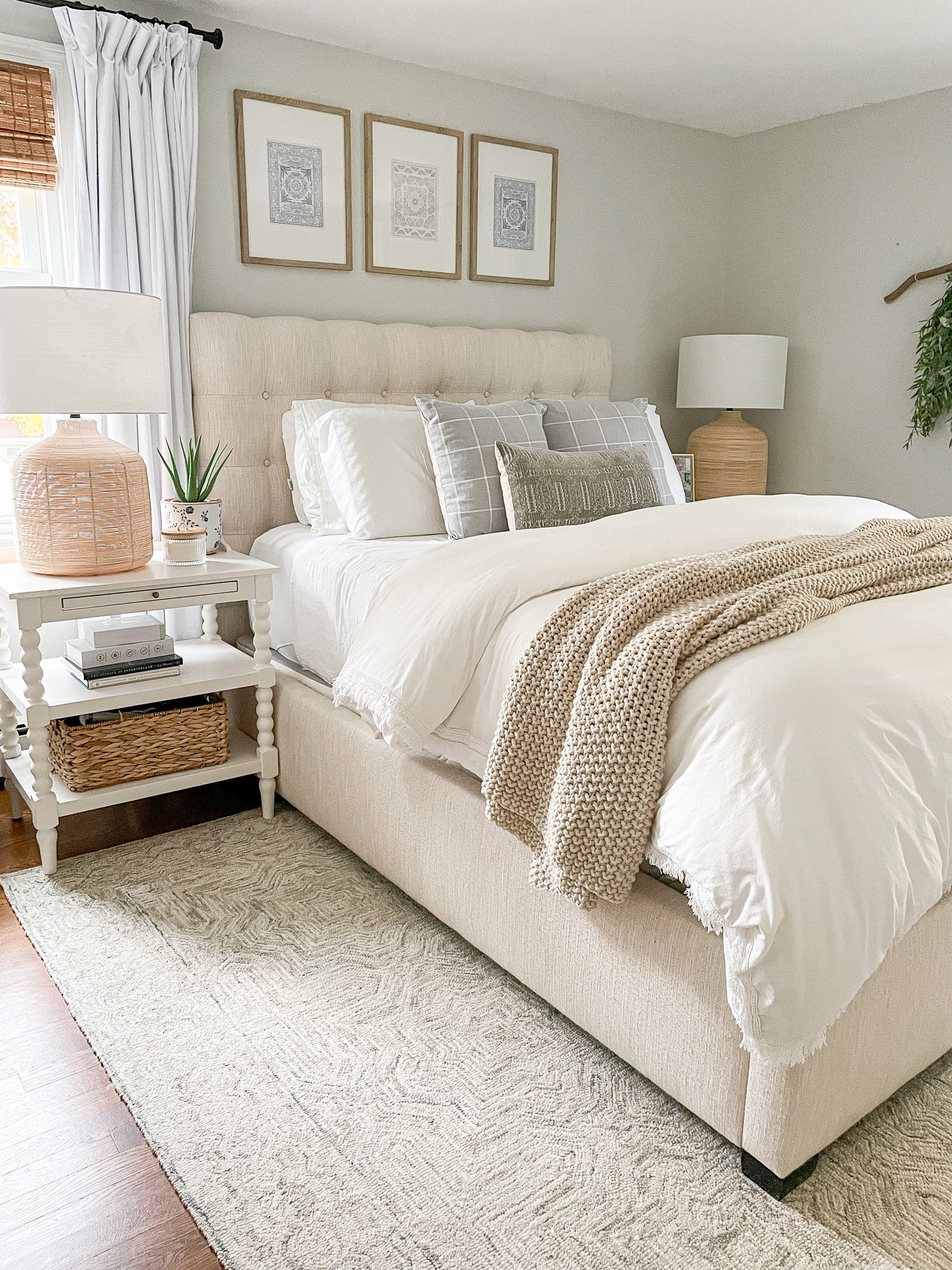 Bedroom decor, nightstand, lamp, duvet cover, throw pillow 

#LTKhome