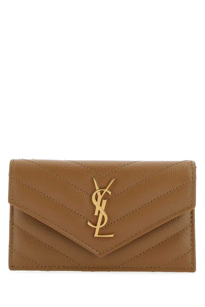 Saint Laurent Monogram Quilted Card Case | Cettire Global