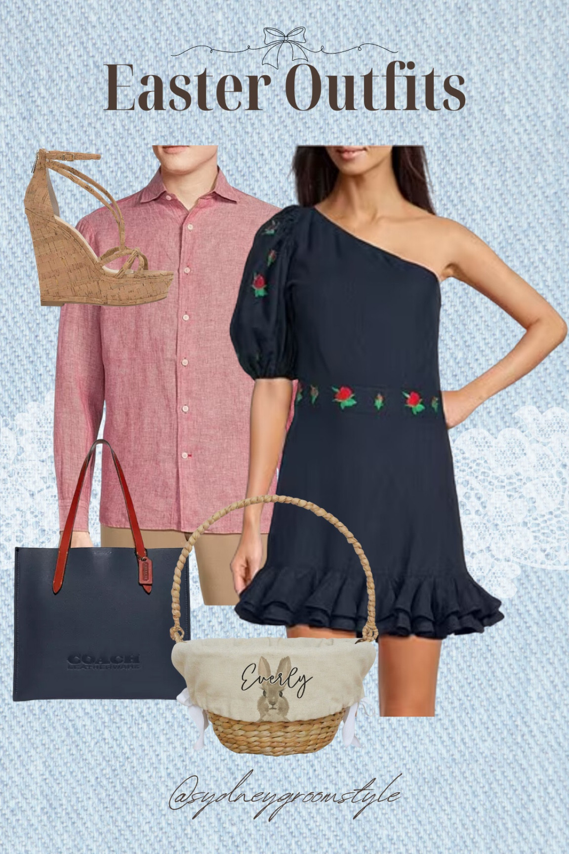 Wedding guest Easter spring outfit dress vacation outfits resort wear dillards coach sale basket bow Jessica Simpson

#LTKSeasonal #LTKSpringSale #LTKsalealert