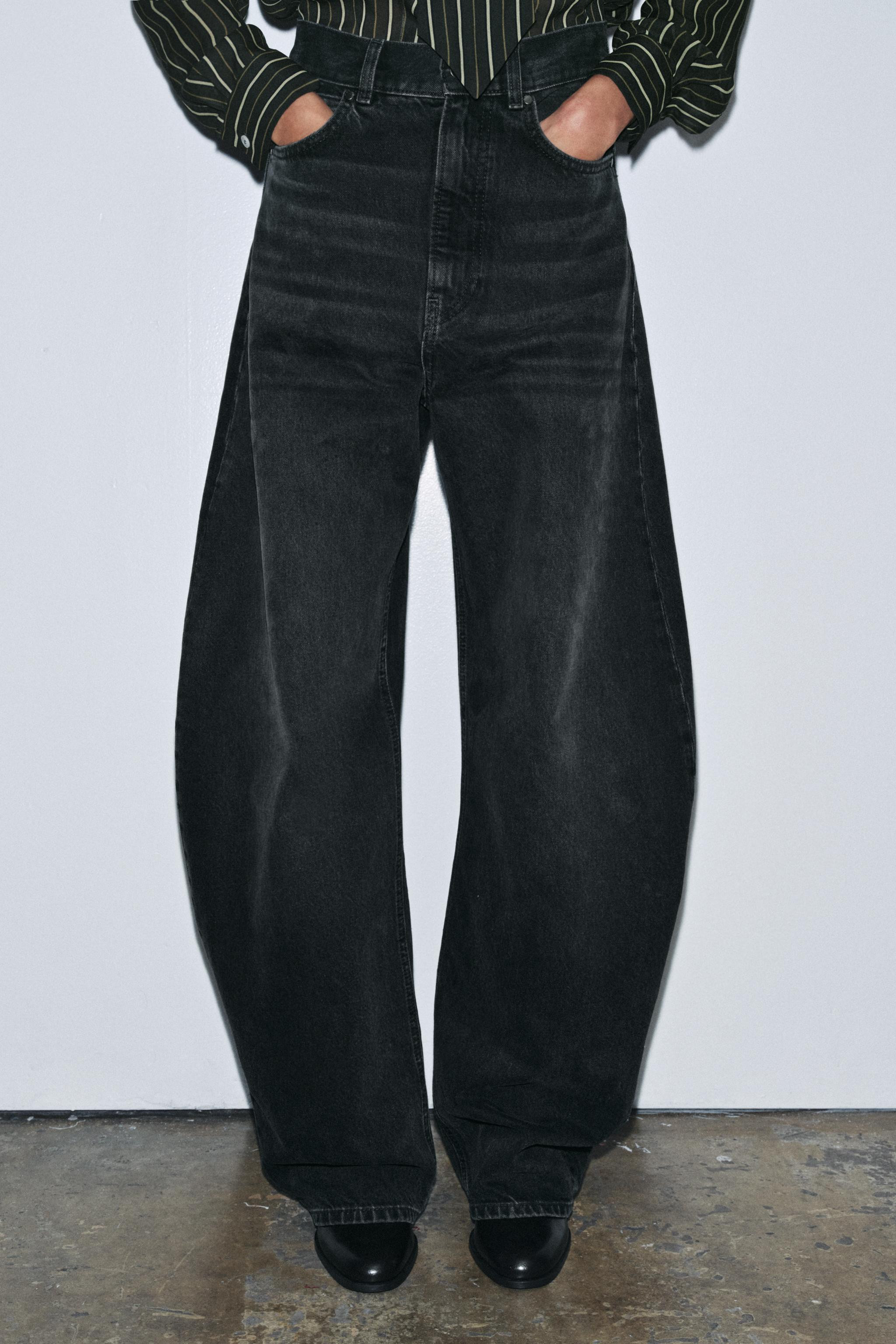 ZW COLLECTION BARREL HIGH-WAIST JEANS | Zara UK