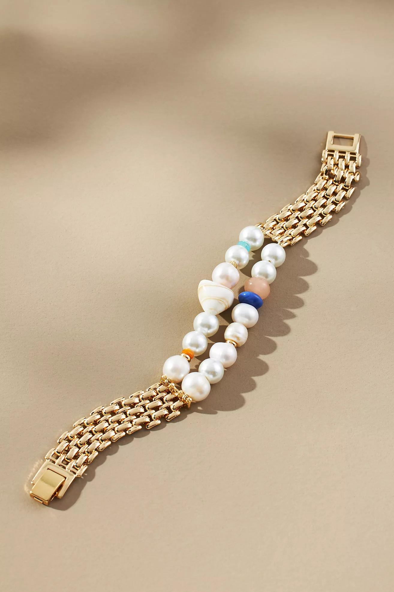 Beaded Thick Watchband Bracelet | Anthropologie (US)