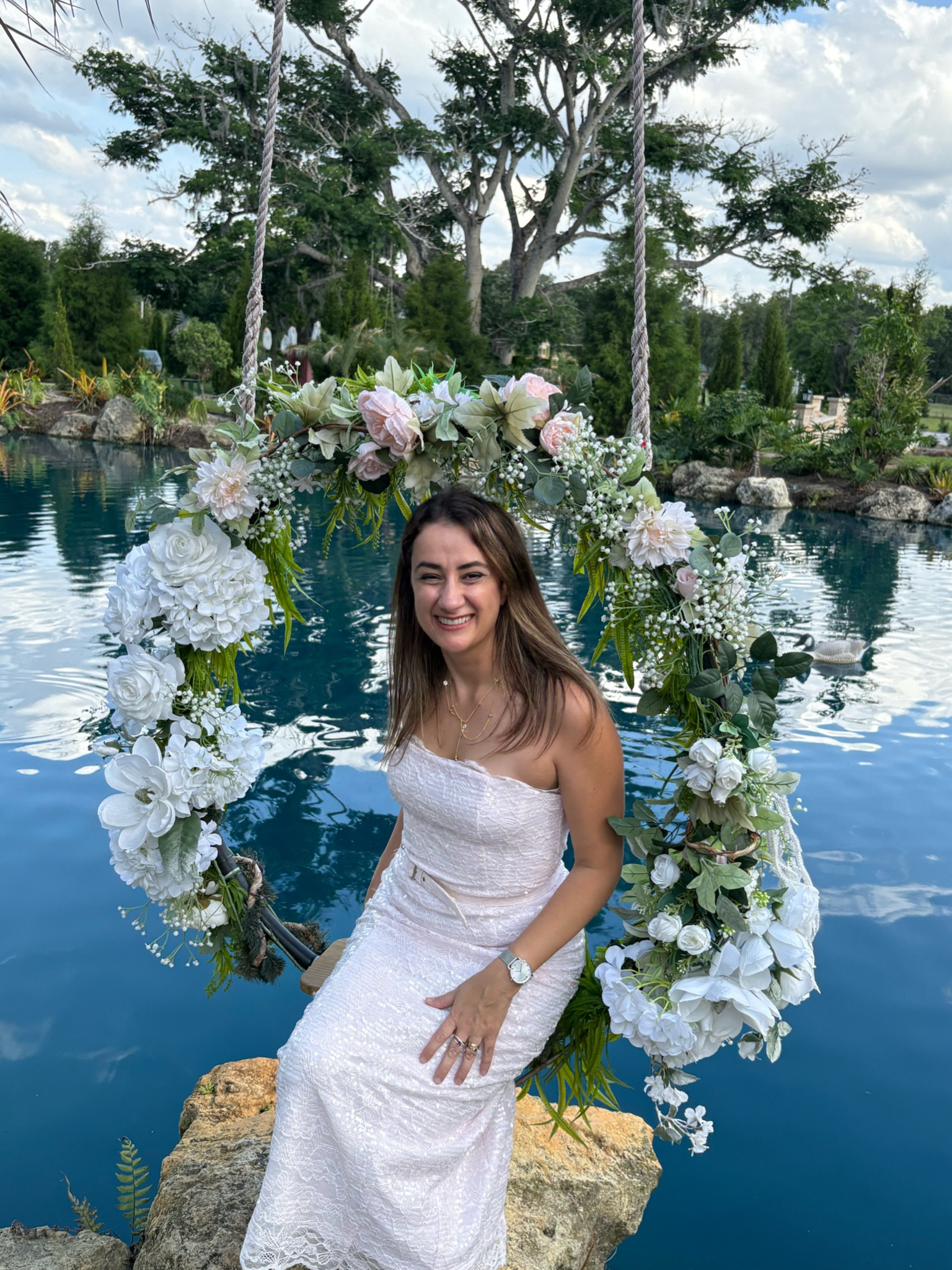 Beautiful Spring party dress . Jewelry and shoes also linked. Feel free xaxa25 for a discount on Bonheur Jewelry 

#LTKWedding #LTKSeasonal #LTKBeauty