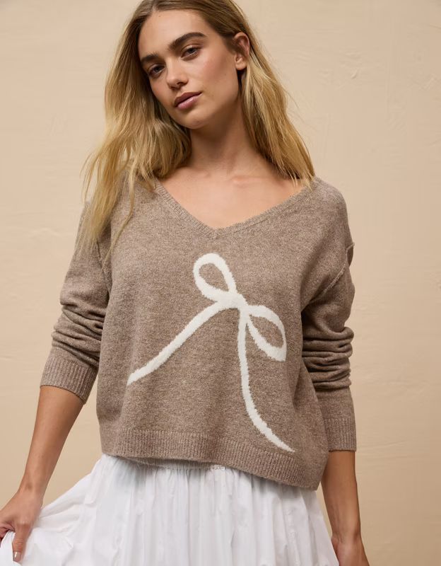 AE Whoa So Soft V-Neck Sweater | American Eagle Outfitters (US & CA)