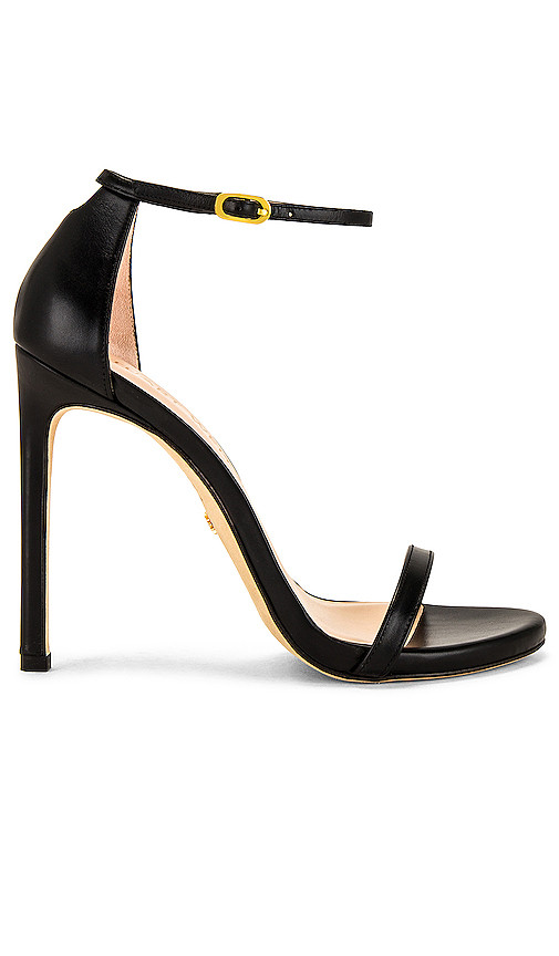 Stuart Weitzman Nudist Heel in Black. Size 8.5. Also in 10, 9.5. | Revolve Clothing (Global)