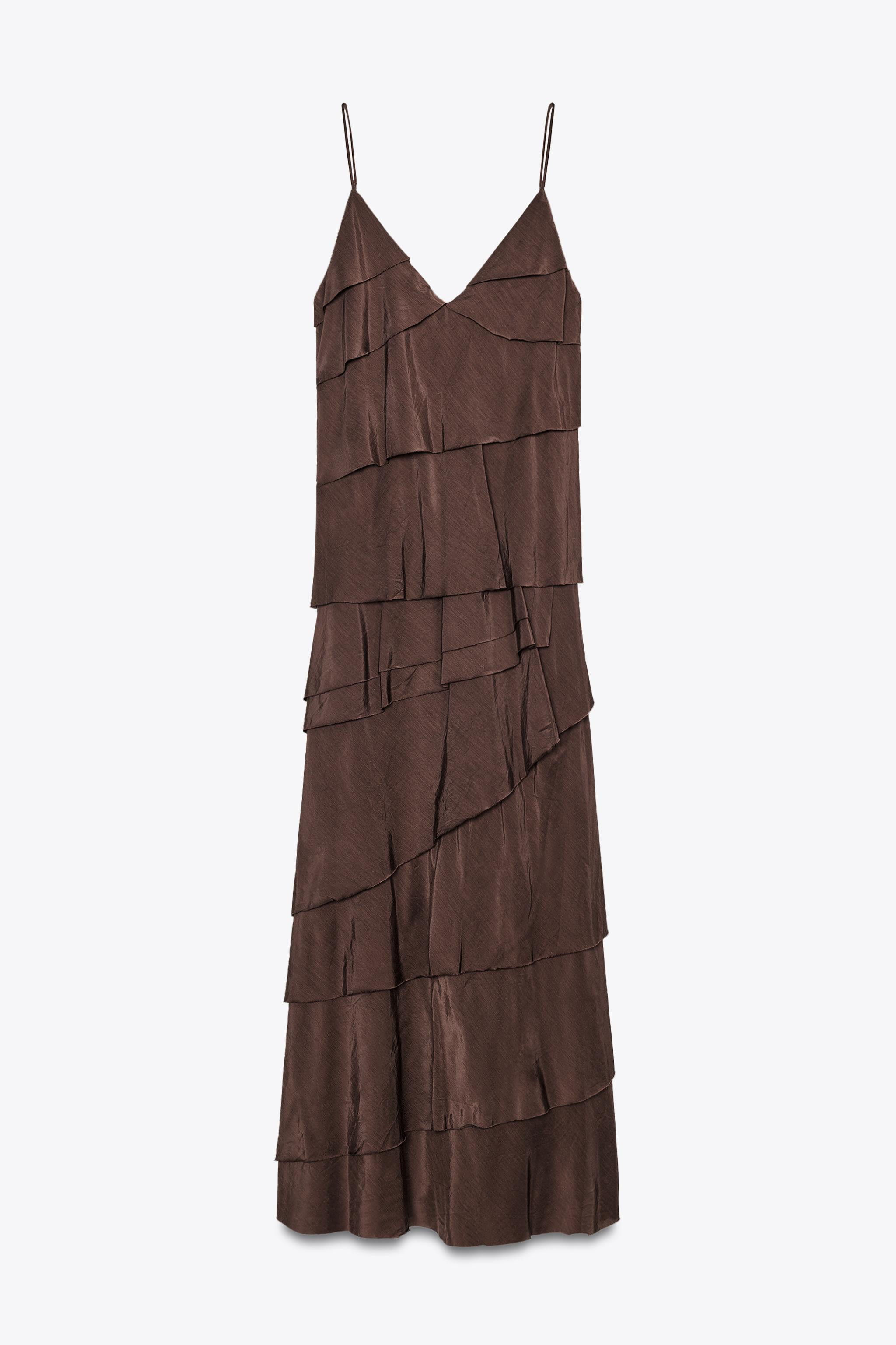 ZW COLLECTION RUFFLED DRESS | Zara UK