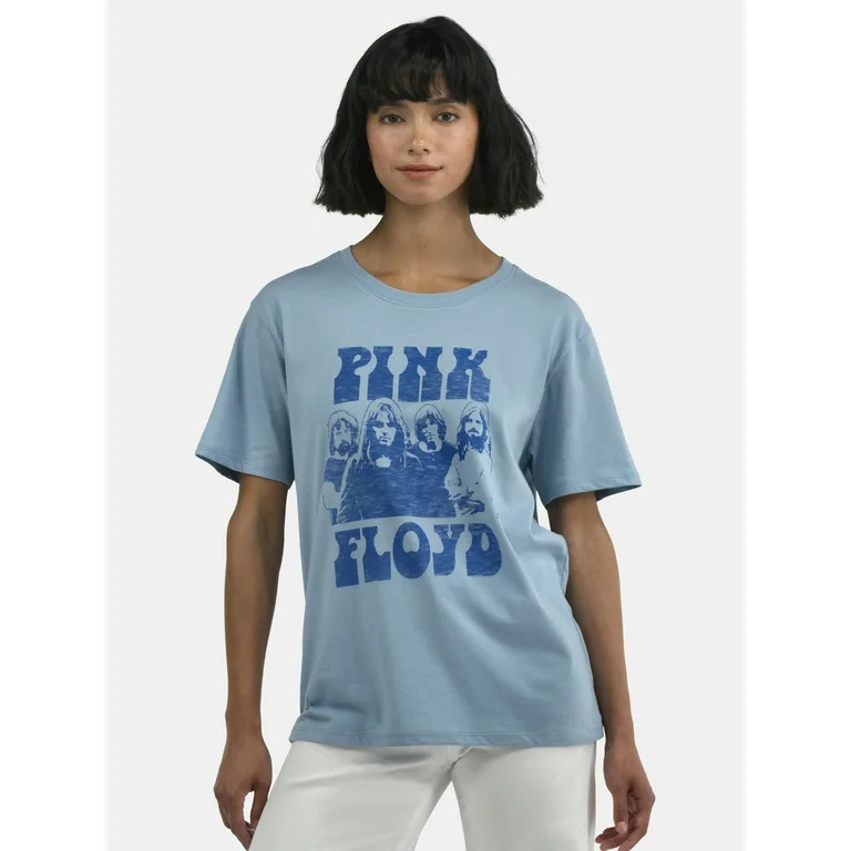 Time and Tru Pink Floyd Women's Graphic Tee, Sizes XS-XXXL | Walmart (US)