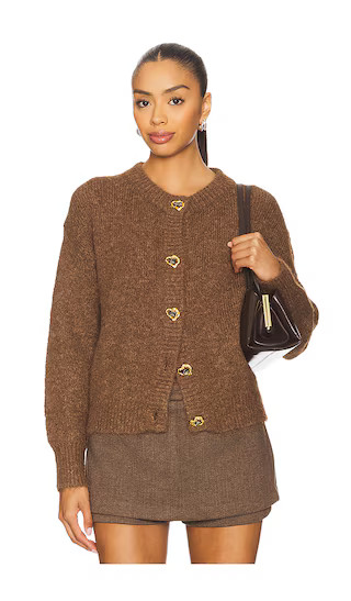 Morgan Cardigan in Brown | Revolve Clothing (Global)