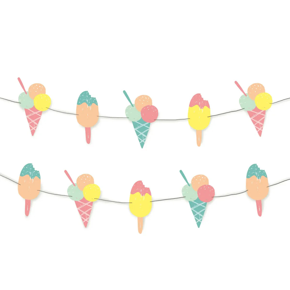 Ice Cream Garland | Ellie and Piper