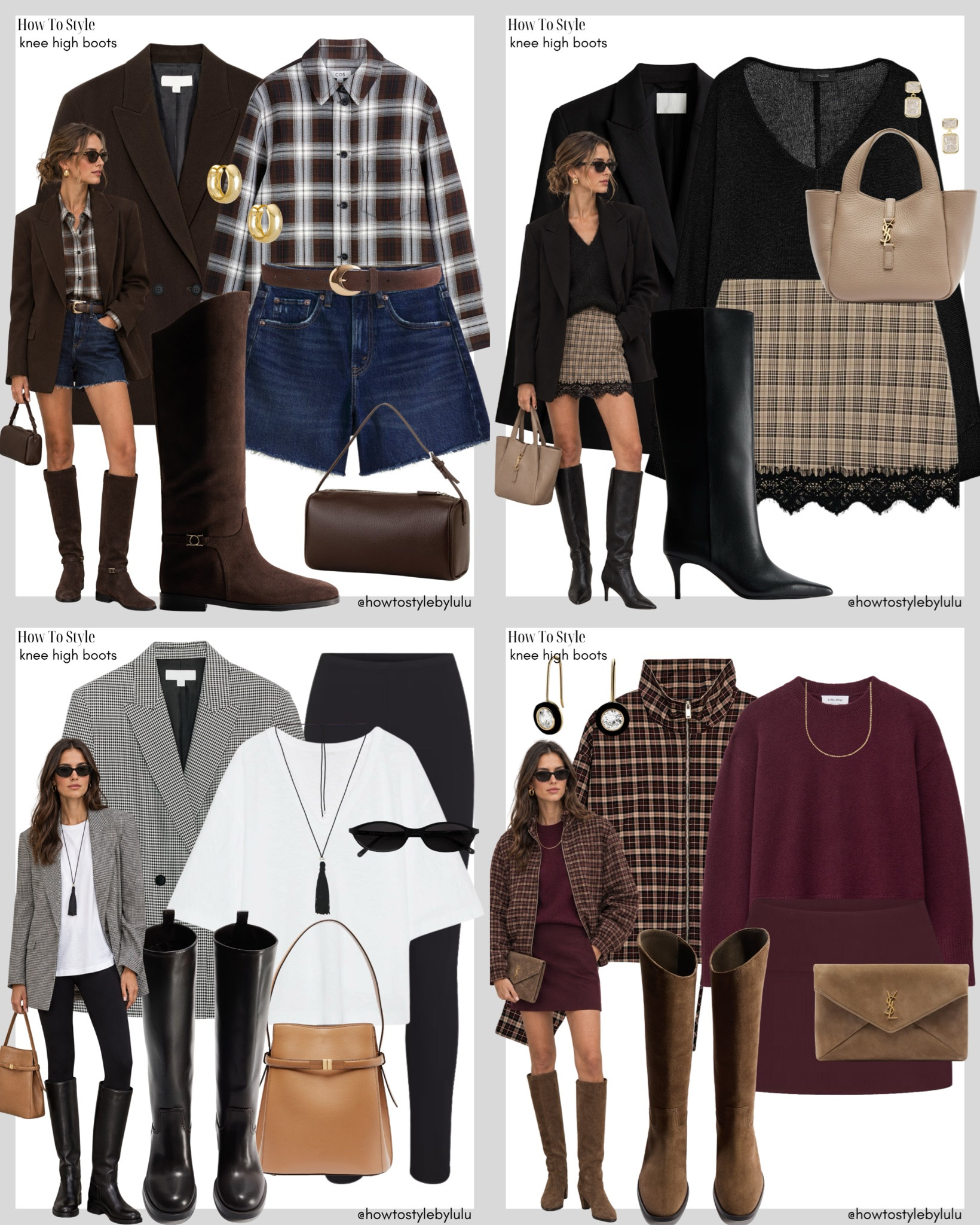 4 LOOKS WITH KNEE HIGH BOOTS FOR FALL🍁🍁🍁

#LTKstyletip #LTKautumn