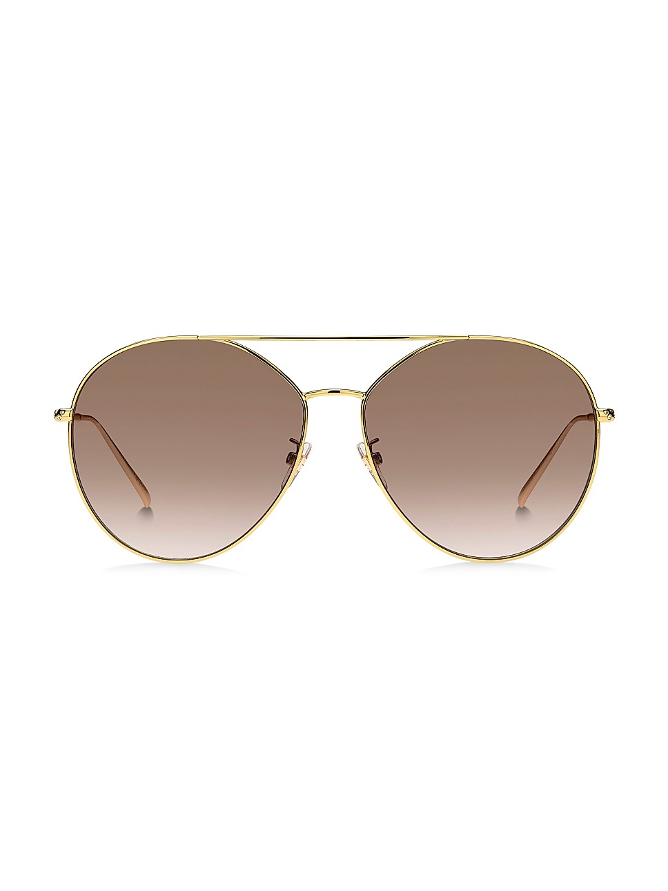 64MM Pave-Trimmed Aviator Sunglasses | Saks Fifth Avenue