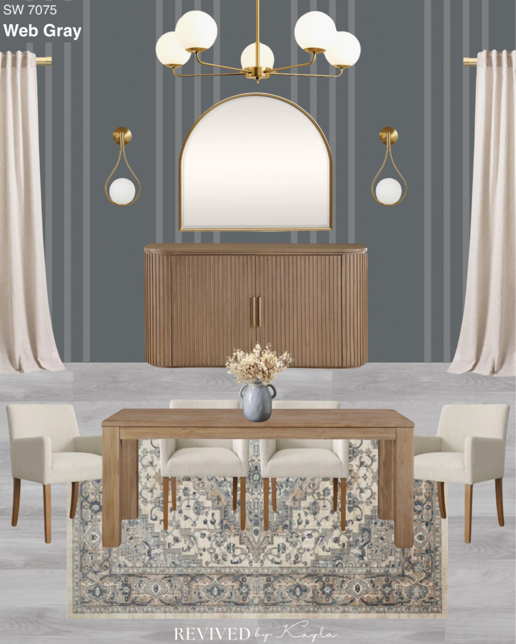 Moody gray dining room color palette with gray wood floors 🩶

#homedecor #homedecorinspo #home #diningroom #diningroomdecor #moodydecor 

#LTKFindsUnder100 #LTKFindsUnder50 #LTKHome