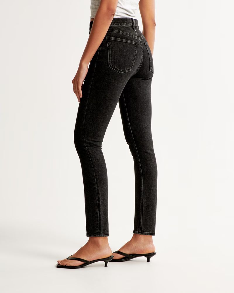 Women's High Rise Skinny Jean | Women's Bottoms | Abercrombie.com | Abercrombie & Fitch (US)