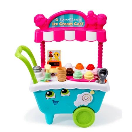 LeapFrog Scoop and Learn Ice Cream Cart, Play Kitchen Toy for Kids | Walmart (US)