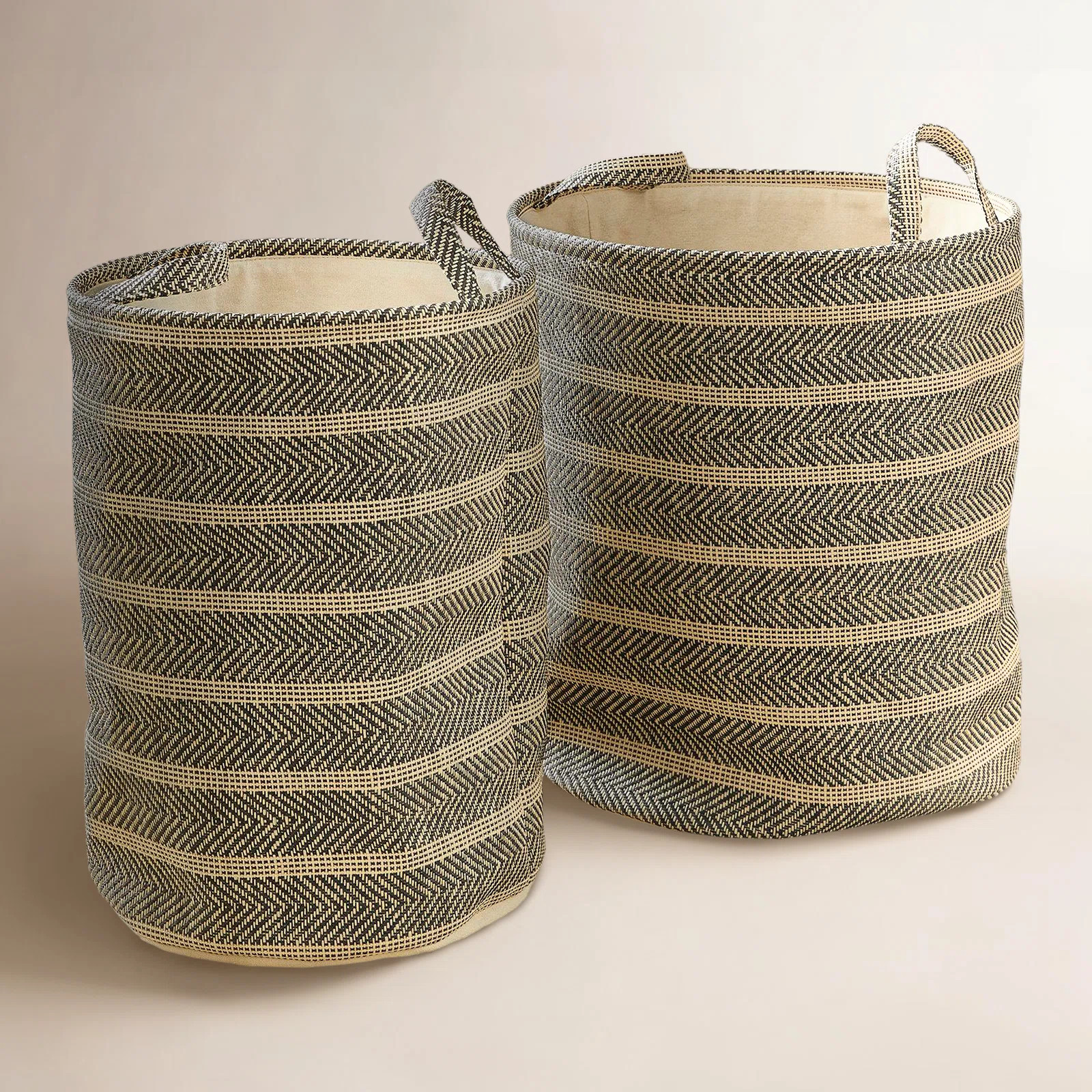 Jumelle Handmade Seagrass Decorative Basket - Set of 2 | Birch Lane